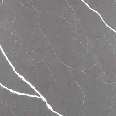 Calacatta Empire Grey quartz countertop - Home Design Cabinetry, Lawrenceville GA